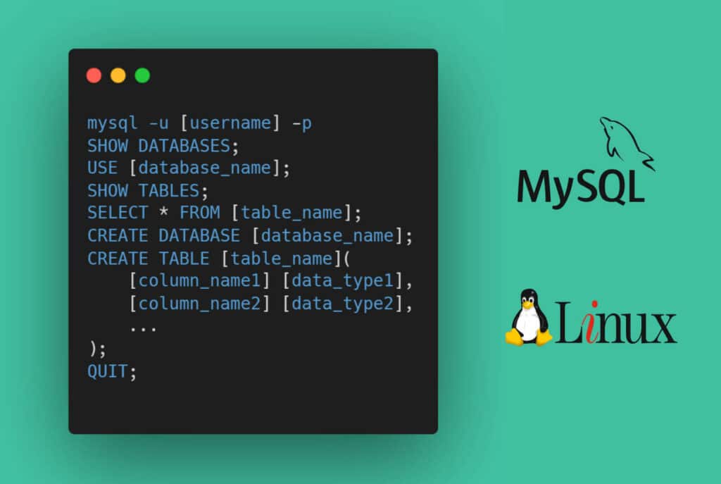 Select A MySQL Database On Linux Via Command Line