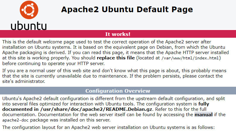 Default Page Package